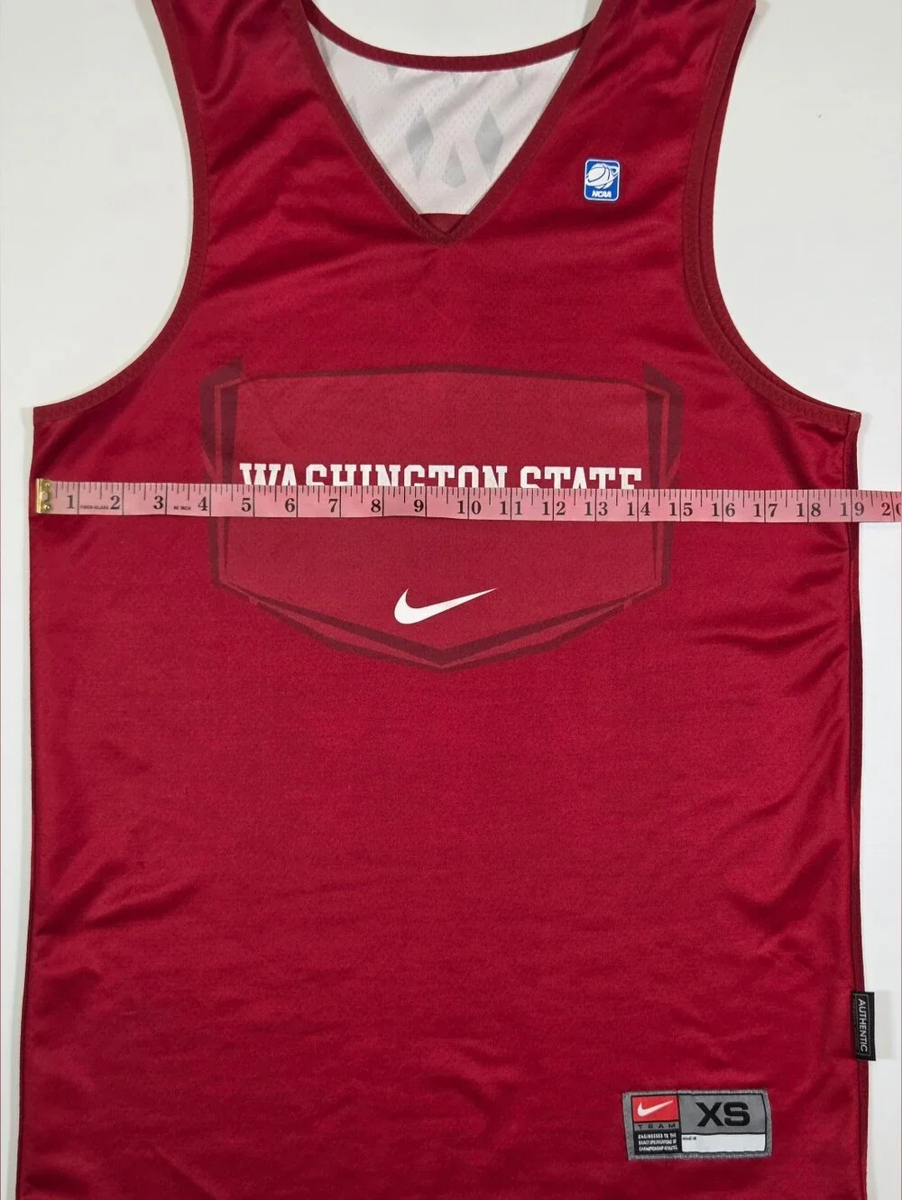 Washington State Nike Basketball Jersey Mens XS Red WSU Cougars #3 Reversible